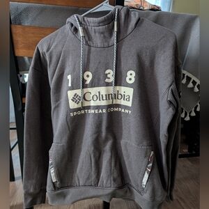 Columbia Women's Gray And Floral Hoodie